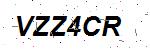 CAPTCHA verification image containing distorted text characters
