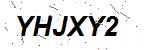 CAPTCHA verification image containing distorted text characters