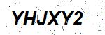 CAPTCHA verification image containing distorted text characters