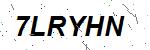 CAPTCHA verification image containing distorted text characters
