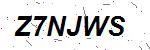 CAPTCHA verification image containing distorted text characters