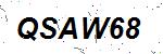 CAPTCHA verification image containing distorted text characters