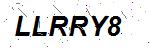 CAPTCHA verification image containing distorted text characters