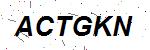 CAPTCHA verification image containing distorted text characters