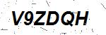CAPTCHA verification image containing distorted text characters