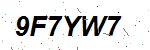 CAPTCHA verification image containing distorted text characters