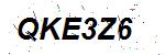 CAPTCHA verification image containing distorted text characters