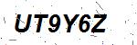 CAPTCHA verification image containing distorted text characters