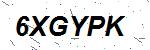 CAPTCHA verification image containing distorted text characters