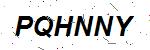 CAPTCHA verification image containing distorted text characters