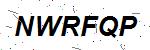 CAPTCHA verification image containing distorted text characters