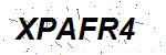 CAPTCHA verification image containing distorted text characters
