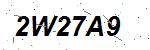 CAPTCHA verification image containing distorted text characters