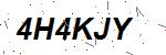 CAPTCHA verification image containing distorted text characters