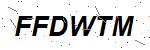 CAPTCHA verification image containing distorted text characters