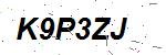 CAPTCHA verification image containing distorted text characters