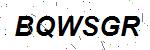 CAPTCHA verification image containing distorted text characters