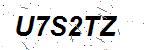 CAPTCHA verification image containing distorted text characters