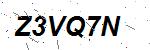 CAPTCHA verification image containing distorted text characters