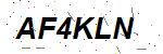 CAPTCHA verification image containing distorted text characters