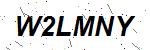 CAPTCHA verification image containing distorted text characters