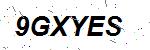CAPTCHA verification image containing distorted text characters
