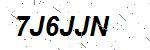 CAPTCHA verification image containing distorted text characters