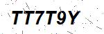 CAPTCHA verification image containing distorted text characters