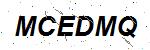 CAPTCHA verification image containing distorted text characters