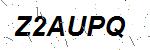 CAPTCHA verification image containing distorted text characters