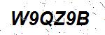 CAPTCHA verification image containing distorted text characters