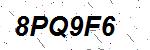 CAPTCHA verification image containing distorted text characters