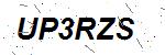CAPTCHA verification image containing distorted text characters