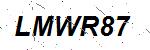 CAPTCHA verification image containing distorted text characters