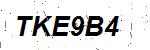 CAPTCHA verification image containing distorted text characters