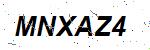 CAPTCHA verification image containing distorted text characters