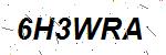 CAPTCHA verification image containing distorted text characters