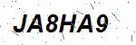 CAPTCHA verification image containing distorted text characters