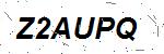 CAPTCHA verification image containing distorted text characters