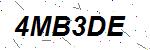 CAPTCHA verification image containing distorted text characters