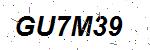CAPTCHA verification image containing distorted text characters