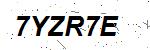 CAPTCHA verification image containing distorted text characters