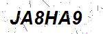 CAPTCHA verification image containing distorted text characters