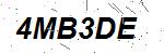 CAPTCHA verification image containing distorted text characters