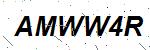 CAPTCHA verification image containing distorted text characters