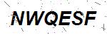 CAPTCHA verification image containing distorted text characters