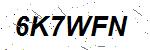 CAPTCHA verification image containing distorted text characters