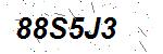 CAPTCHA verification image containing distorted text characters
