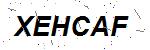 CAPTCHA verification image containing distorted text characters