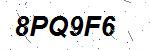 CAPTCHA verification image containing distorted text characters